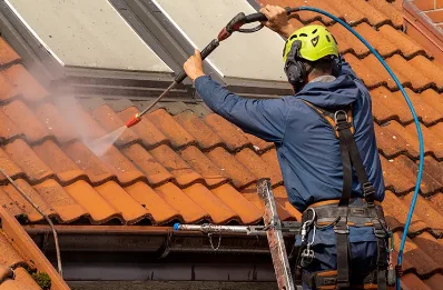 Démoussage et hydrofuge de toiture à Casteide-Doat